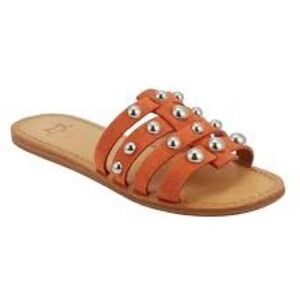 Marc Fisher Pava Sandal Orange Sz 8
